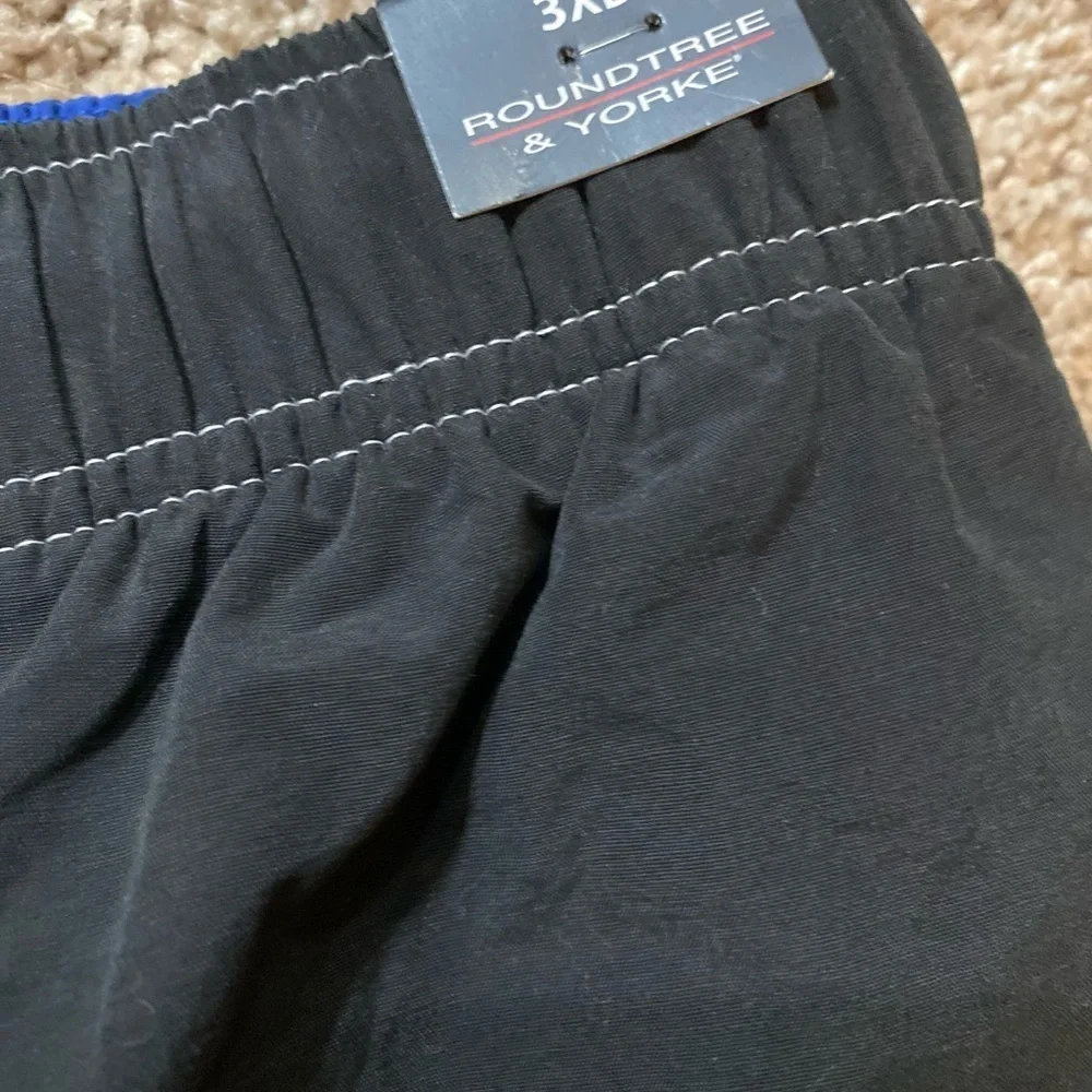 Men's Black Swim Shorts roundtree and york 3XB NWT